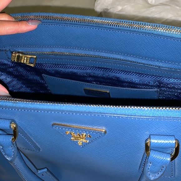 💙 Large Prada Galleria Saffiano leather bag - Picture 13 of 16